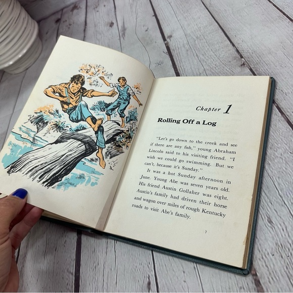 vintage 1960 Abraham Lincoln for the people by anne colver Discovery Book - Picture 9 of 9